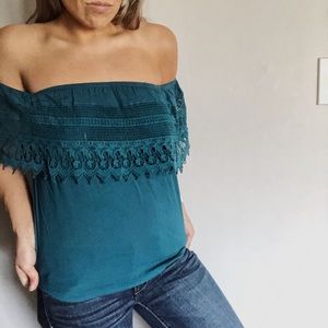 Off the shoulder top!